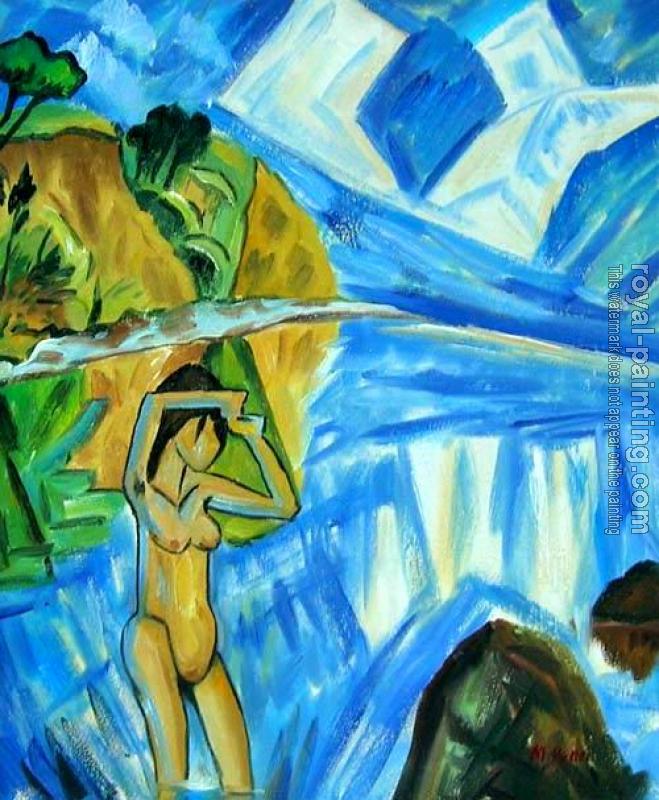 Hand Painted : Modern oil painting Hand Painted : Modern oil painting